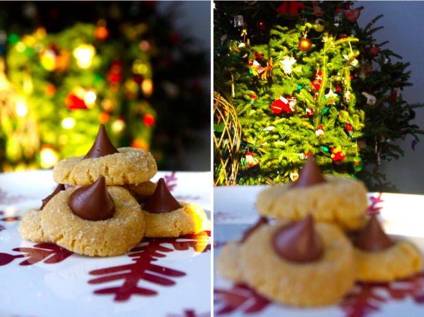 Peanut Butter Blossoms - classic Christmas cookie recipe with Hershey's kisses #peanutbutter #cookies | www.thebatterthickens.com