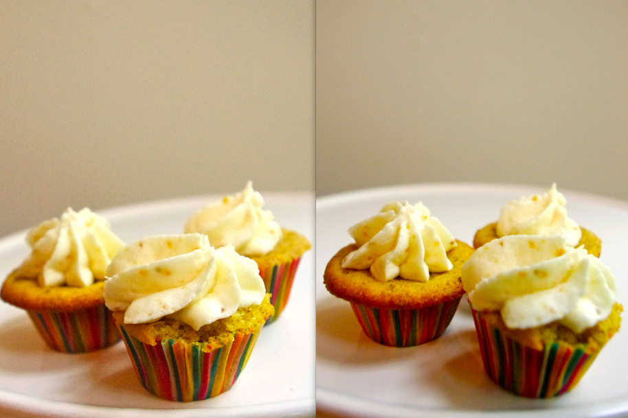 Lemon Pistachio Cupcakes - light pistachio cake with a bright lemon frosting | www.thebatterthickens.com