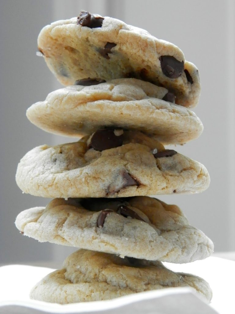 Rolo Stuffed Cookies - chocolate chip cookies stuffed with Rolo candy pieces | www.thebatterthickens.com