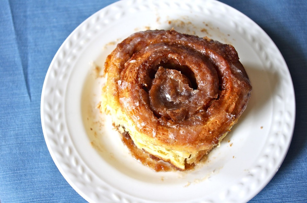 Giant Cinnamon Rolls - big, thick, chewy, and smothered in buttermilk glaze | www.thebatterthickens.com