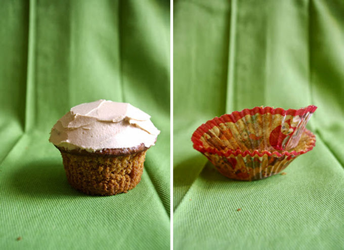 Pumpkin Biscoff Cupcakes | Moist pumpkin cupcakes with creamy Biscoff frosting. The perfect fall treat, combing two of the greatest fall flavors!