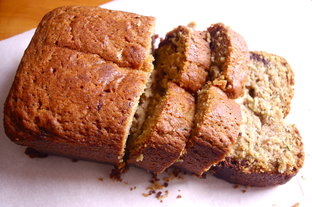 Ovaltine Black Bottom Zucchini Bread - a chocolate zucchini bread recipe with Ovaltine-infused zucchini bread on the bottom | www.thebatterthickens.com