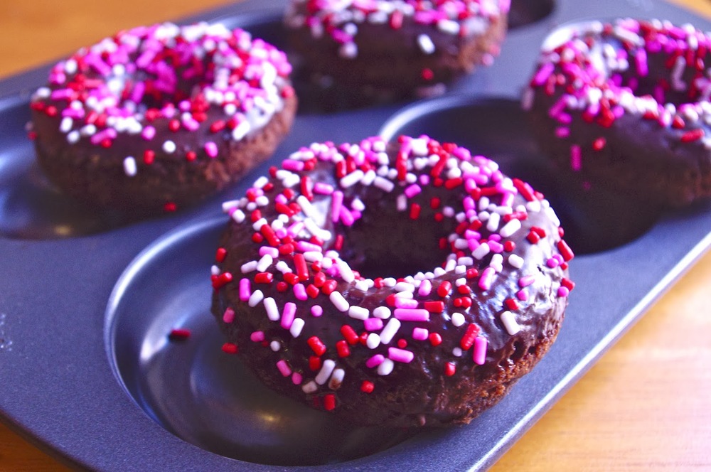 Glazed Chocolate Cake Donuts