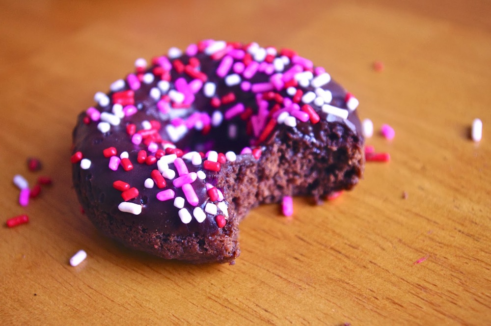 Glazed Chocolate Cake Donuts
