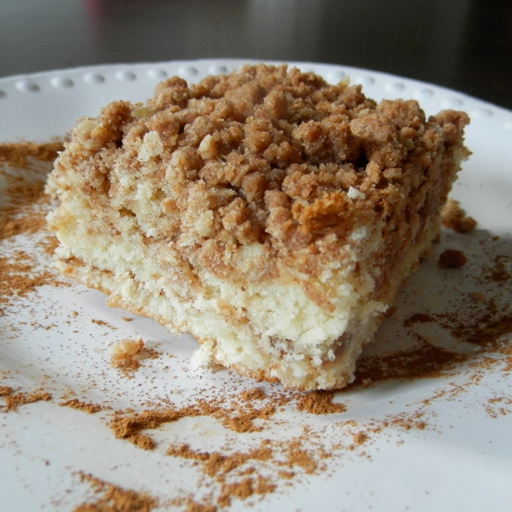 Extra Crumb Cinnamon Coffee Cake - tender cinnamon coffee cake with extra crumble topping #coffeecake #cinnamon #breakfast | www.thebatterthickens.com