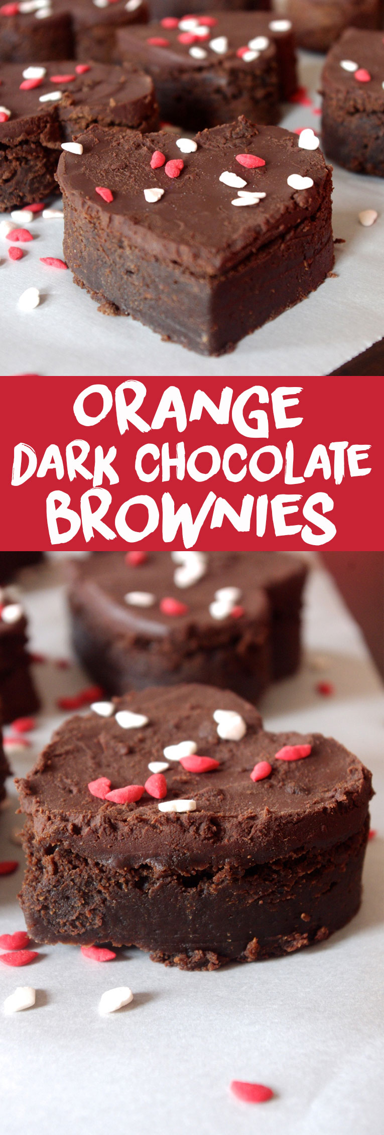 Orange Dark Chocolate Brownies - the classic flavor combo of orange + chocolate goes to indulgent new levels | www.thebatterthickens.com