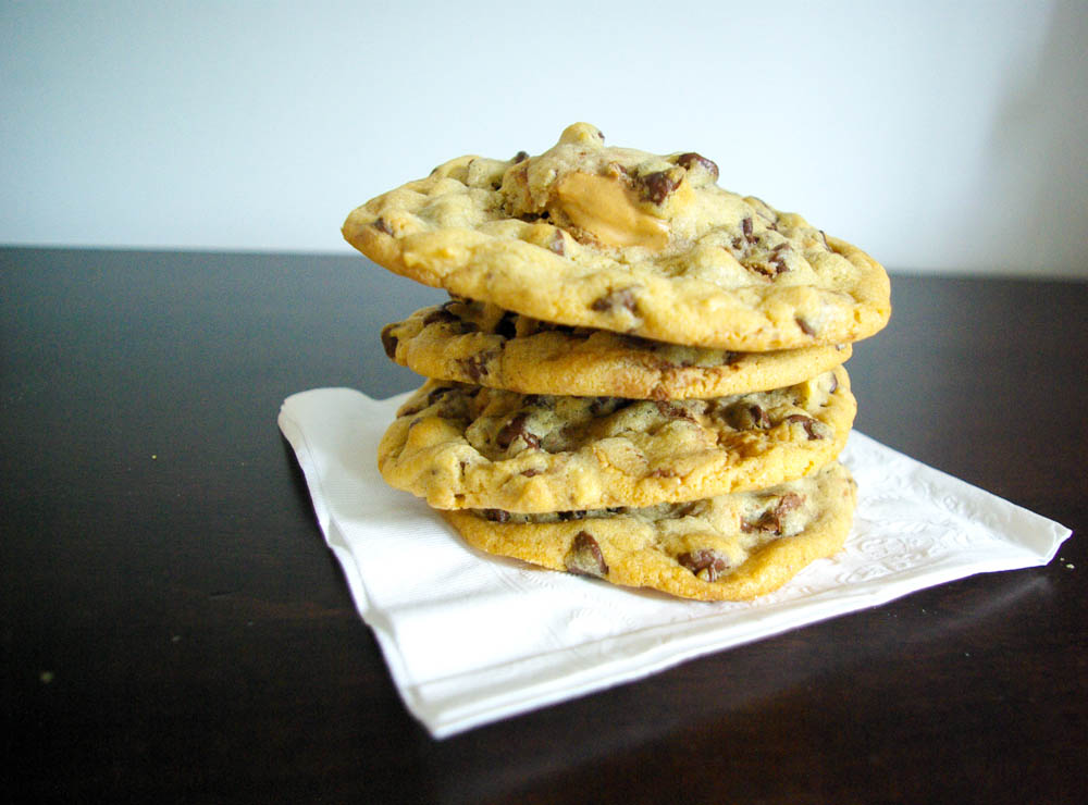 Surprise Inside Cookies | Chocolate chip cookies with Reese's, Oreo... Anything you want inside. 