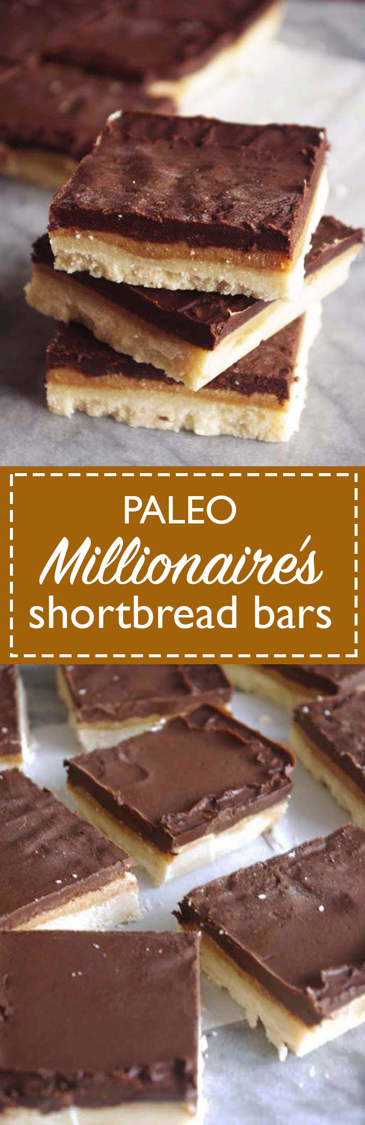 Paleo Millionaire's Shortbread | a no-bake, paleo version of Millionaire's shortbread that tastes just as sweet and satisfying as the original! | www.thebatterthickens.com