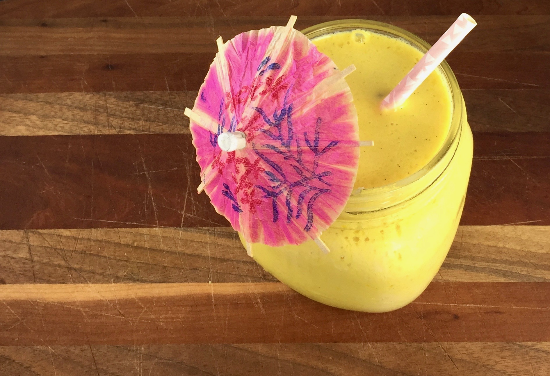 Mango Pina Coladas - The Batter Thickens