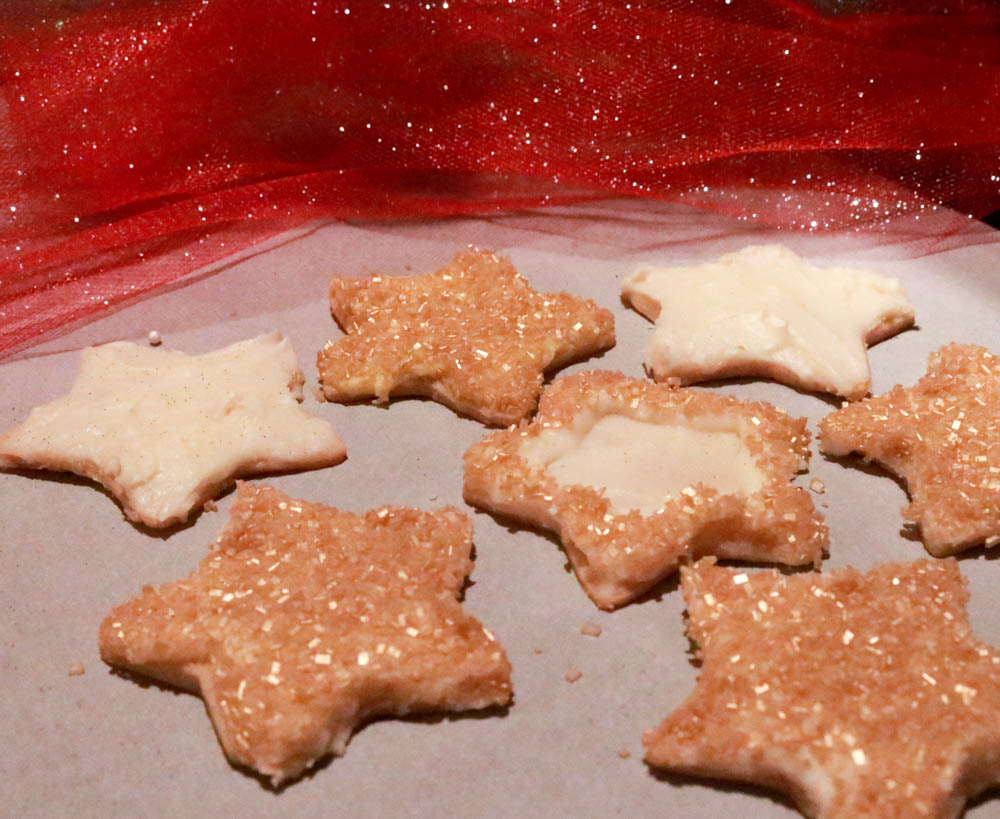 Brown Butter Sugar Cookies with Eggnog Frosting | The Batter Thickens