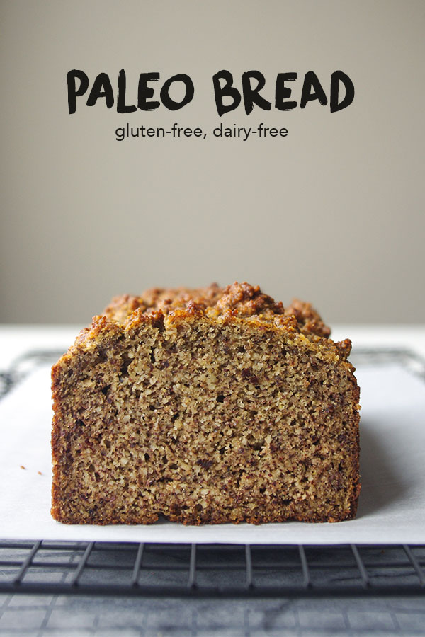 Paleo Bread - inspired by the Erewhon paleo bread, made with almond meal and coconut flour - a nutty, moist, and satisfying snack or breakfast #paleo #glutenfree #bread #dairyfree | www.thebatterthickens.com