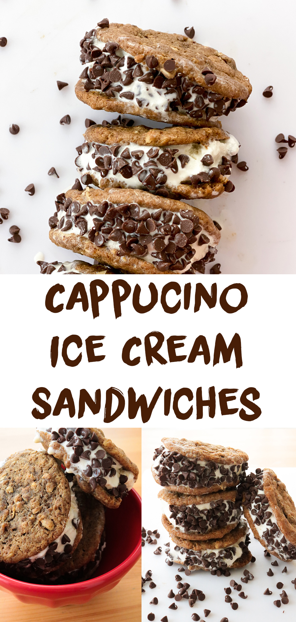 Cappucino Ice Cream Sandwiches