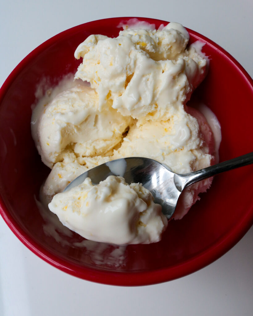 No Churn Lemon Ice Cream