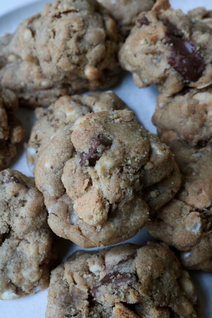 Brown Butter Smores Cookies