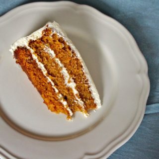 Carrot Cake with Maple Cream Cheese Frosting