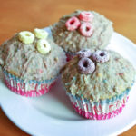 Lucky Charms Cupcakes - All part of a complete breakfast! With Lucky Charms blended right into the frosting, one bite will instantly transport you back to childhood (or delight your kiddos!) #cupcakes #luckycharms #cereal #kidsbaking #dessert #bakingrecipe | www.thebatterthickens.com