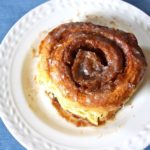 Giant Cinnamon Rolls - big, thick, chewy, and smothered in buttermilk glaze | www.thebatterthickens.com