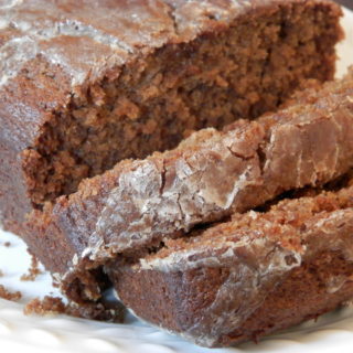 Apple Butter Bread with Cinnamon Glaze