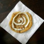 Cinnamon Roll Cookies - cinnamon cookies with cinnamon streusel and a swirl of icing | www.thebatterthickens.com