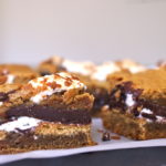 Brown Butter S'mores Bars | thick layers of marshmallow, chocolate, and graham cracker with the irresistible nuttiness of brown butter | www.thebatterthickens.com