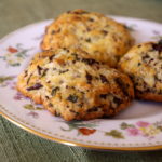 Basil Dark Chocolate Scones - a unique, savory-sweet treat for your breakfast or afternoon tea | www.thebatterthickens.com