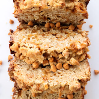 Oatmeal Butterscotch Banana Bread (With STREUSEL)