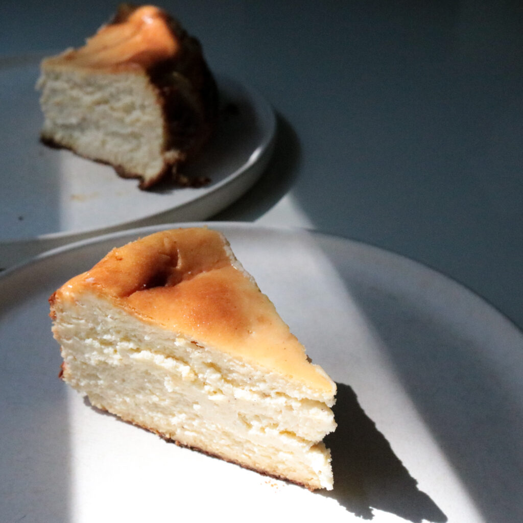 Basque Cheesecake - The Batter Thickens
